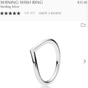NWOT Pandora Shining Wish Ring size 6